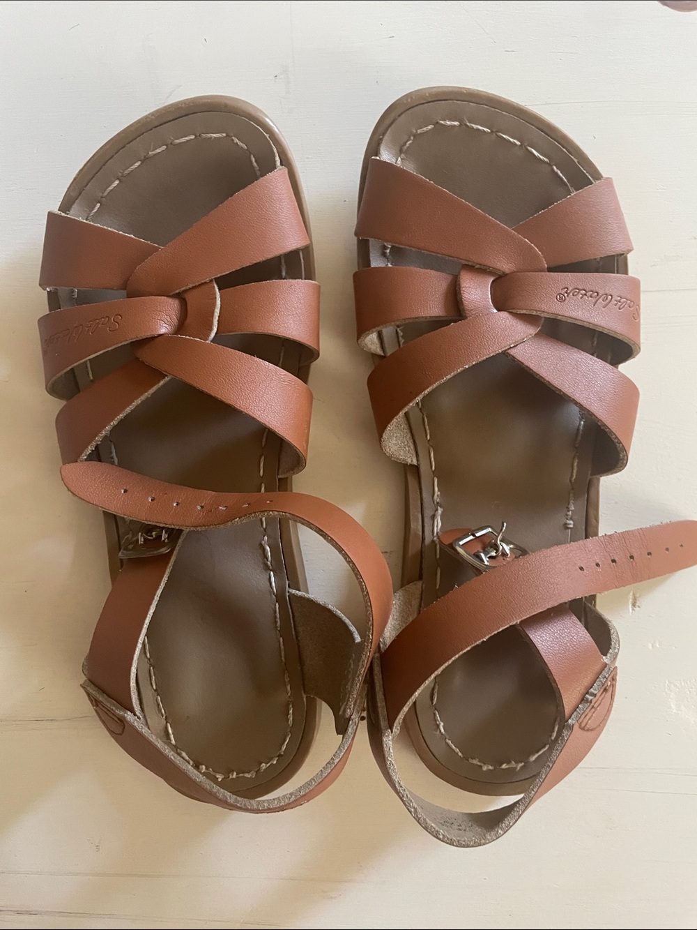 Salt Water Sandals by Hoy Tan Strappy Kids Sandals